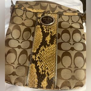 Coach Python Signature Crossbody Bag